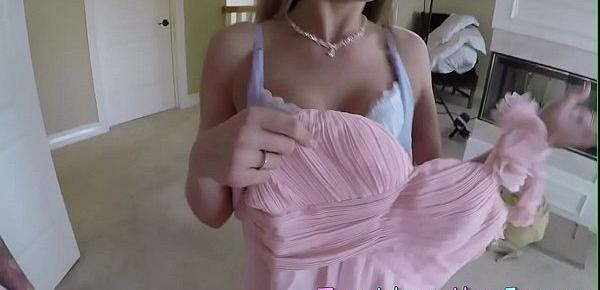 Blonde teenage bride to be fucked
